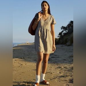 Linen Mini Dress